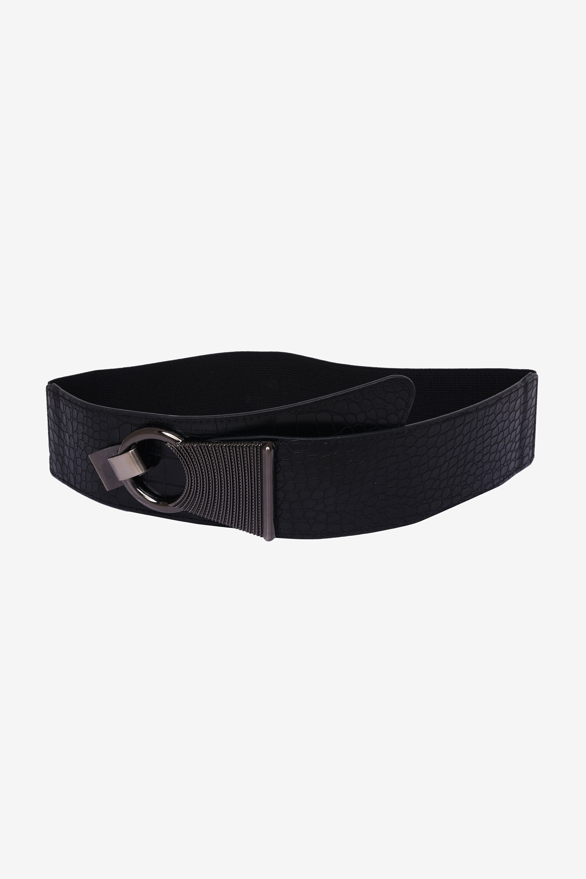 Black Textured Belt, , image 1